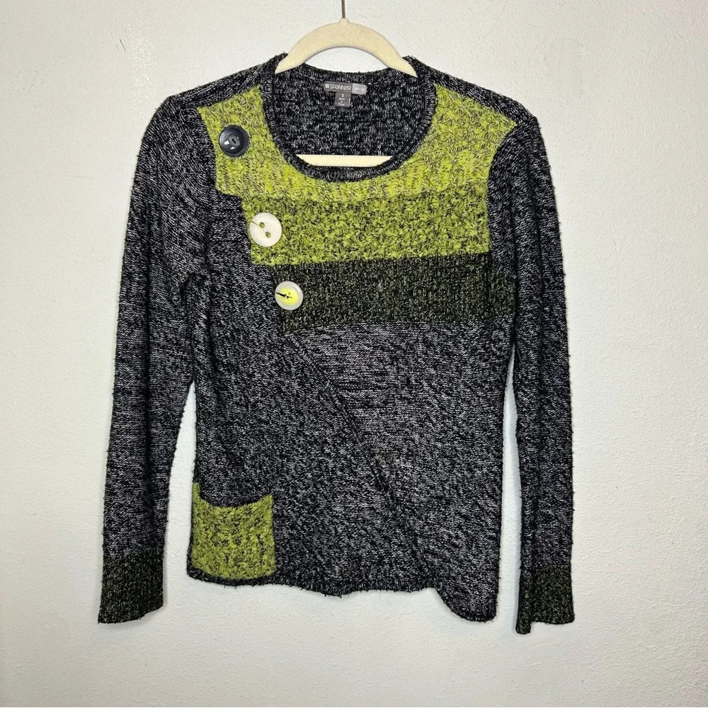 Spanner Sport Cross Front Sweater Size Small